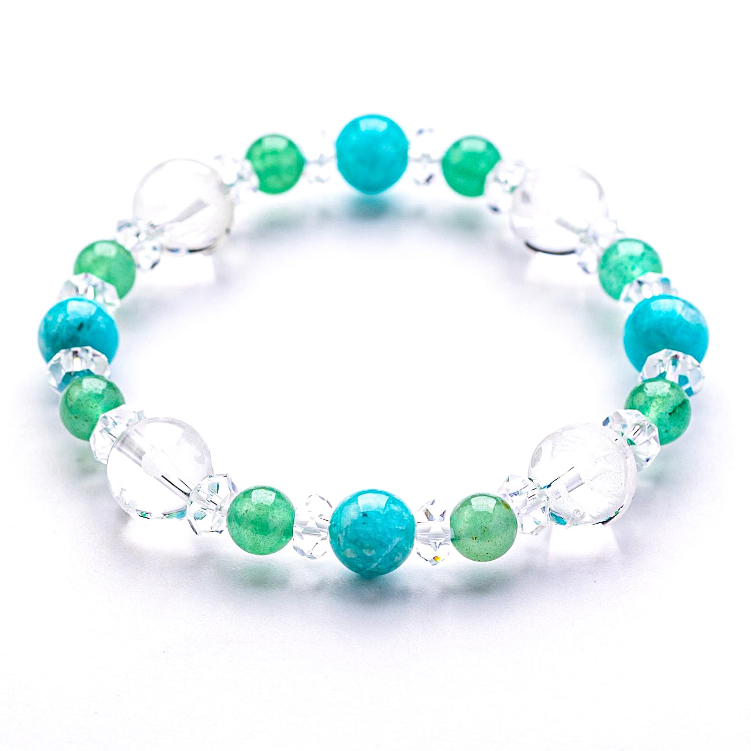 

[Kyojudo] Power Stone Bracelet for Women, Four Divine Beasts, Crystal and Natural Stone (Amazonite 10mm)