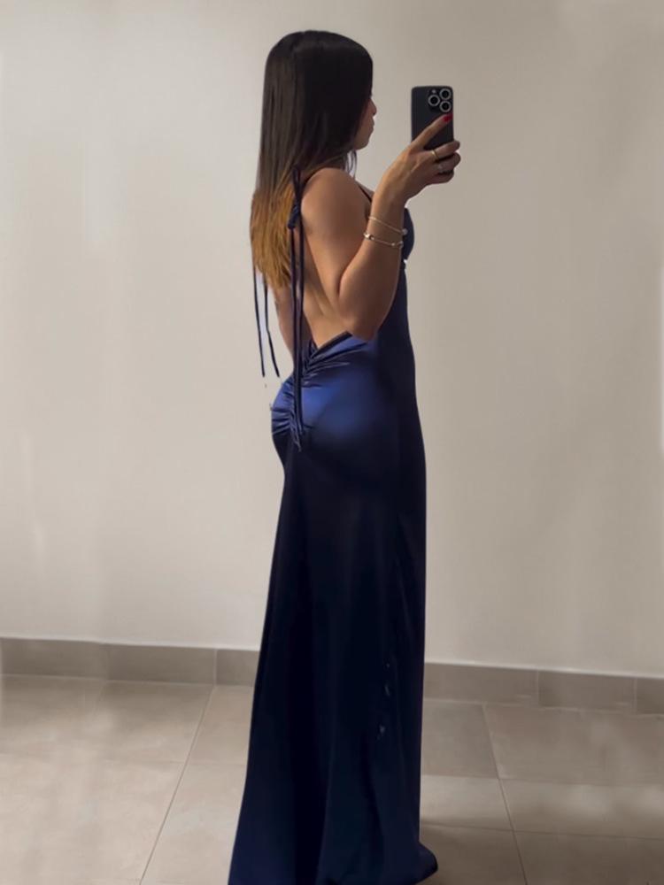 2024 Trendy Y2K Backless Summer Sling Dress