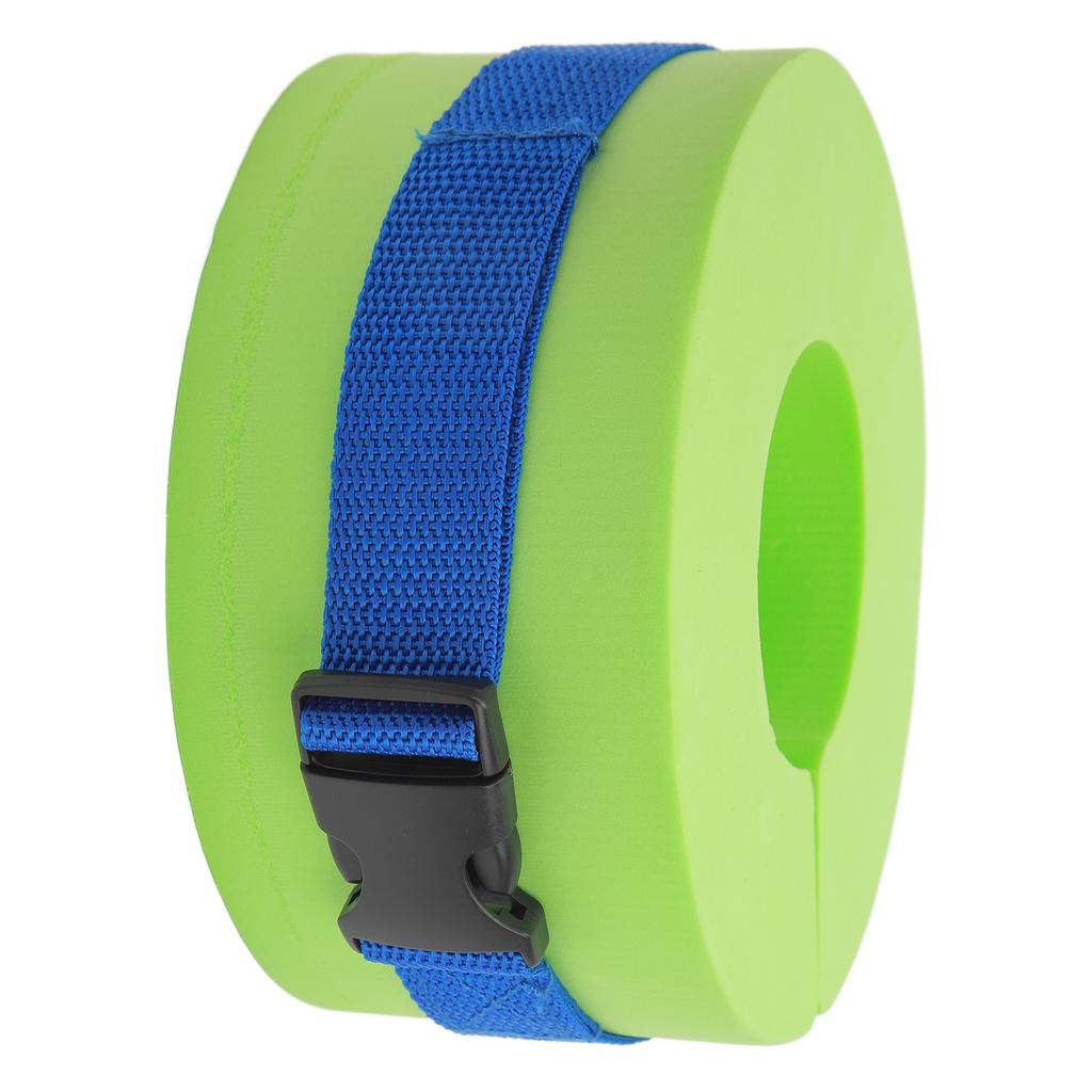 Schwimmmanschette Grün Verdicken Knöchel Arme Schwimmhilfe Schwimmmanschette mit Schnalle für Schwimm-Fitnesstraining