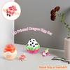 3D Printed Dragon Egg Set, Cool 3D Printed Possessive Crystal Dragon Toy, Cute Desktop Decoration
