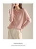 Women's 2025 Spring/Autumn Single-Breasted Cardigan - Thin Knit Low Round Neck Sweater