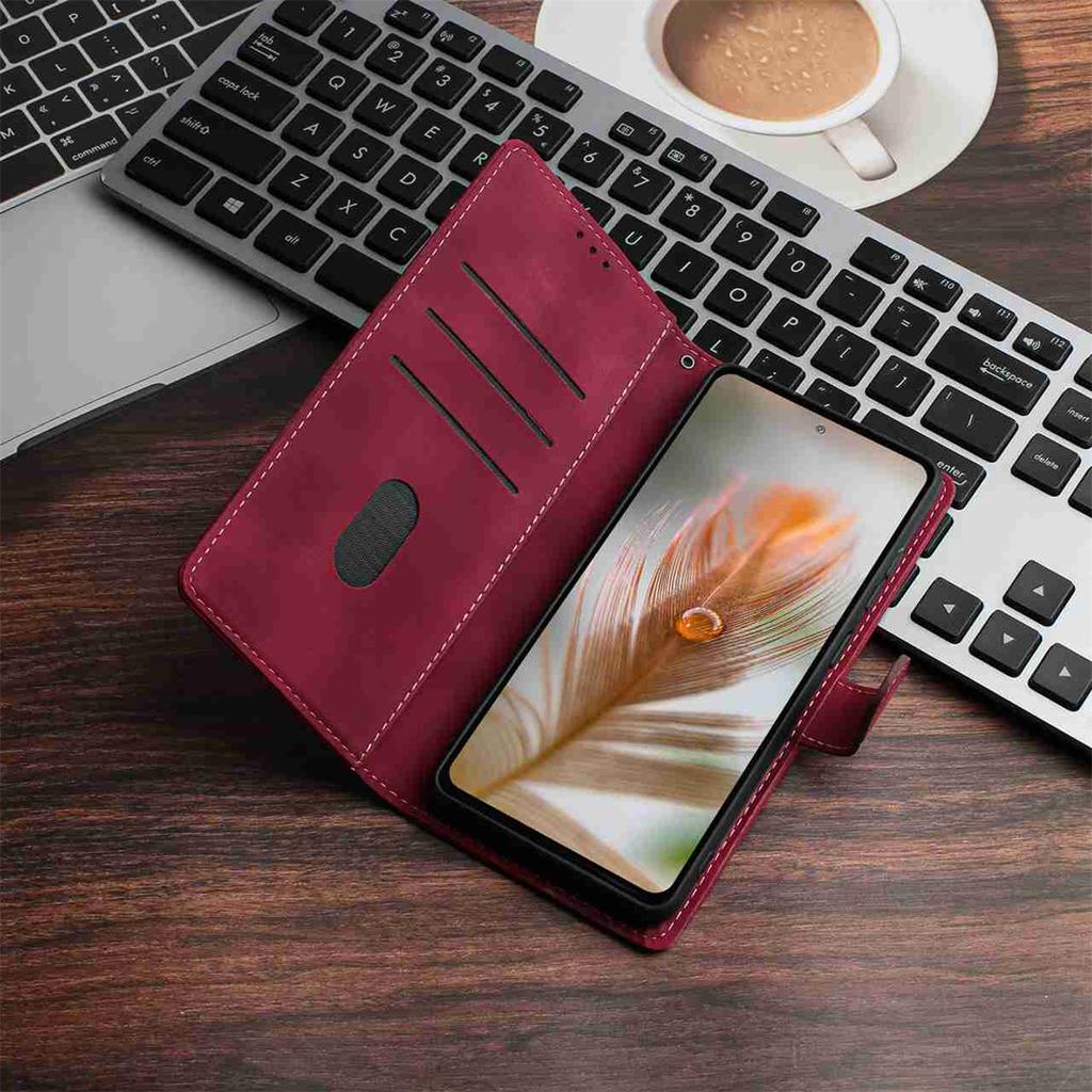 Quill Pen Embossed Pattern Flip Card Design Wallet Case for Oppo A17 A18 A54 A58 A76 A77 Reno8,Reno8 Lite,Find X8 Pro,Find X5,Reno14 Pro...(8-Color)