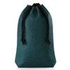 HISOCA Hisoka Traditional Craft Koshu Inden Deerskin Lacquer Original Brand Drawstring Bag Green with Black Lacquer Design Dragonfly Inden-ya