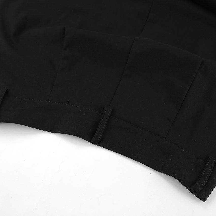 Black cotton and linen sleeveless short vest and trousers casual suit 1116 European and American summer fashion new two-piece set for women