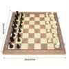 Chessboard Solid Wooden International Chess Foldable International Chess Set  Parent-child Game