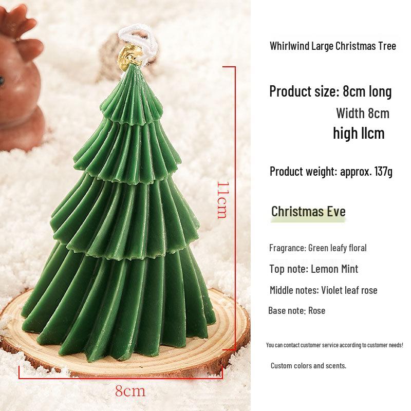 Christmas Tree-Shaped Scented Candle Ornament for Festive Decor