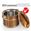 HOCUF Eco-Friendly Wooden Rice Bucket