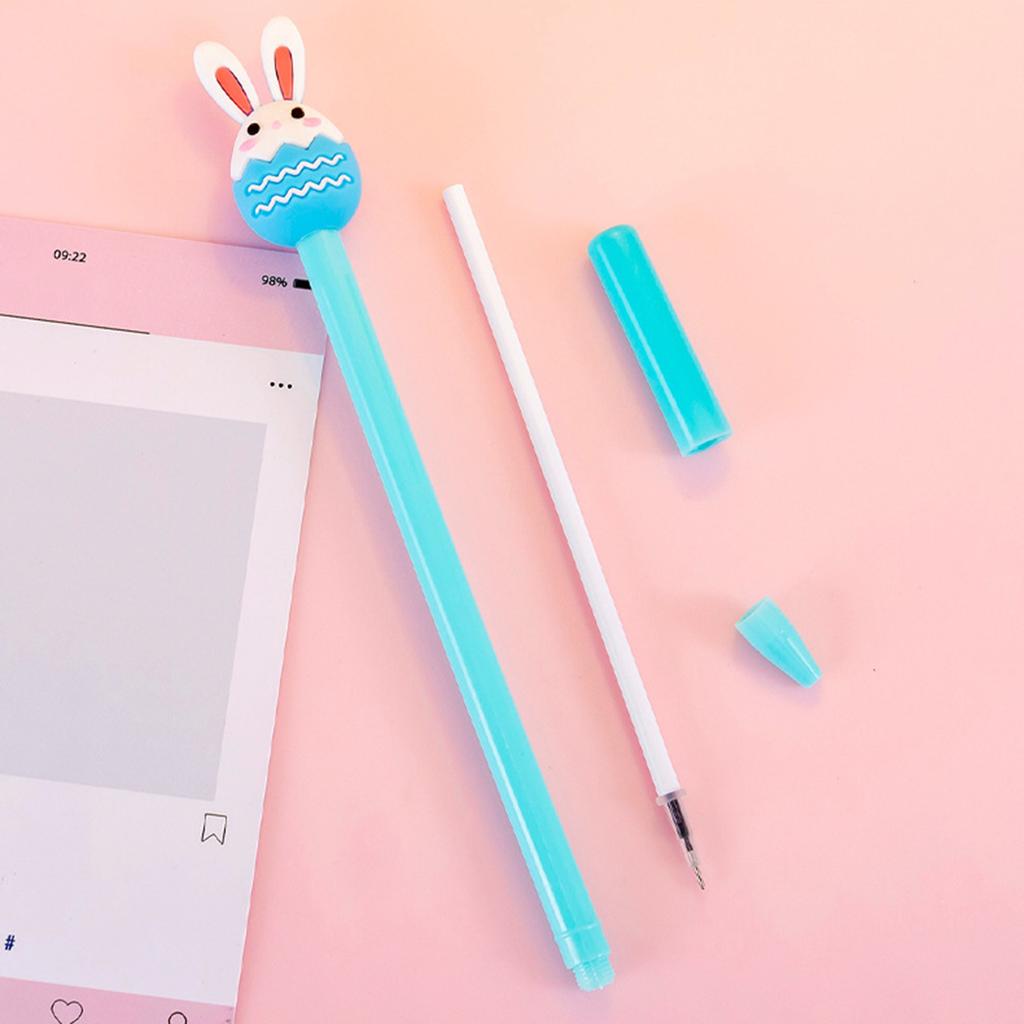 Bunny Shape Ballpoint Pen Cute Stationery for Students Easter Basket Filler for Kids Novelty School Supplies