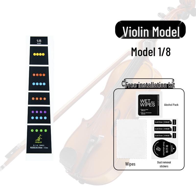 Violin & Cello Fingerboard Fingering Stickers - No Residue