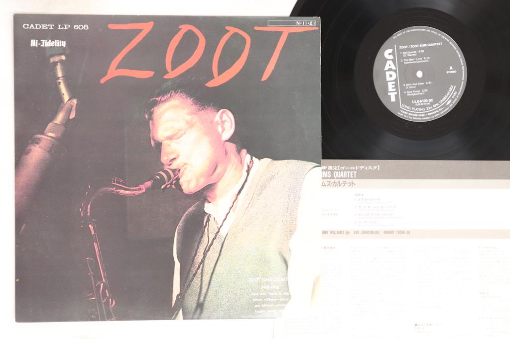 LP Record ZOOT SIMS - Zoot ULS6105BC CADET 1984 Japan Jazz Used