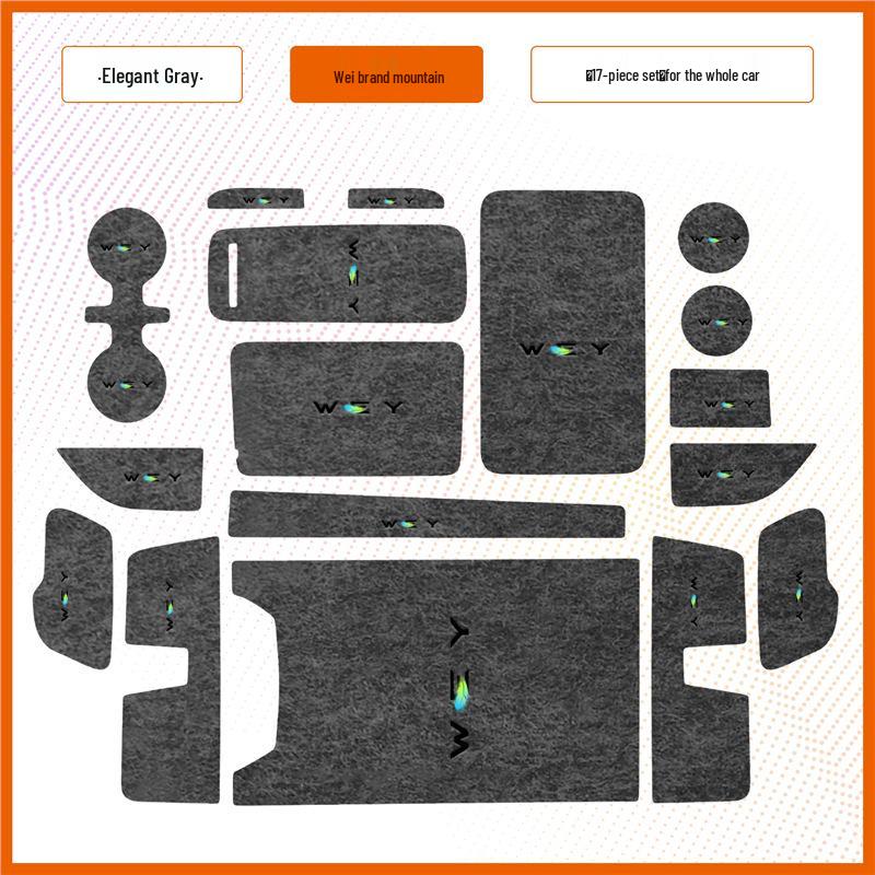 WEY Blue Mountain Car Door Slot Water Cup Mat – Interior Modification and Storage Box