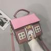 Modische Punk-Style 3D Haus Süße Schultertaschen für Damen Edgy Kreative Seitenhandtasche Heiße Pop-Street Crossbody-Tasche für Festival