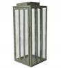 Dekoracyjna metalowa latarnia 18x18x45cm Elegancka latarnia