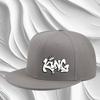 King Graffiti Art Flat Brim Baseball Cap Unisex Adjustable Hip Hop Streetwear Hat