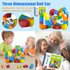 Three Dimensional Rail Car, Building Block Track Toys, Exercise Children's Hand Eye Coordination