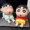 Crayon Shinchan Phone Stand Cute Desk Organizer With Resin Material For Home And Office