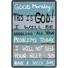 Retro Everything is Going to be Ok Metal Craft Positive Inspiration Vintage Metal Tin Signs for Cafes Bars Pubs Wall Decorative