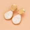 Fashion Creative Gold Color Water Drop Earrings for Women Simple Party Wedding Jewelry