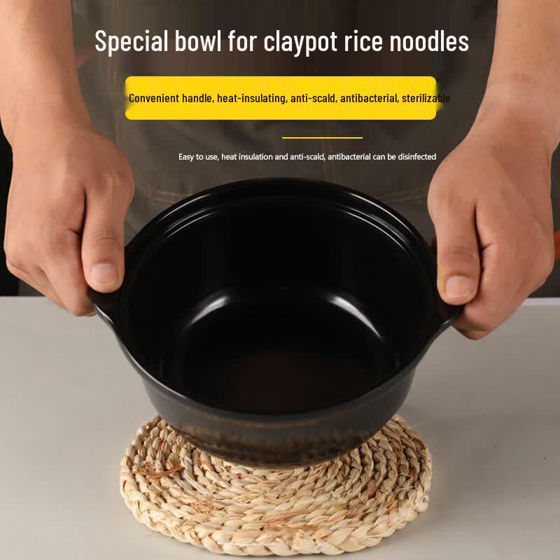 Melamine Double-Handle Rice & Casserole Bowl