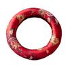 Donut Shape Singing Bowl Mat Nepalese Wooden Fish Coaster Sound Copper Out Mat  Meditation