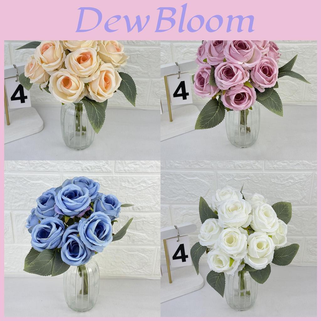Rose Flower Bouquet For Wedding Photography Home Decor With Silk Material For Celebrations