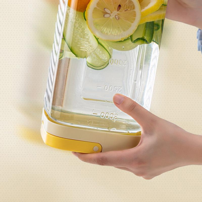 2.5/3.5L Konvice na studenou vodu s kohoutkem Přenosný plastový dávkovač nápojů Lednička Kbelík na ovocný čaj Nádoba na tekuté nápoje