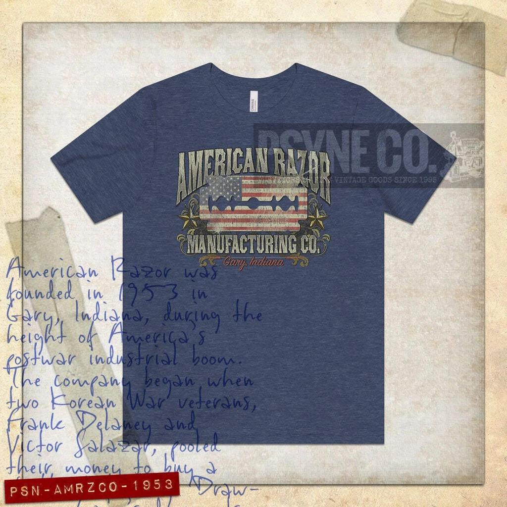 American Razor Mfg. Co. 1953 Vintage Men s T shirt 3XL