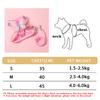 Small Dog Harness Leash Set Cute Traction Bracelet Medium Cat Collar Suit Soft Puppy Vest Harness Adjustable Pet Accessories