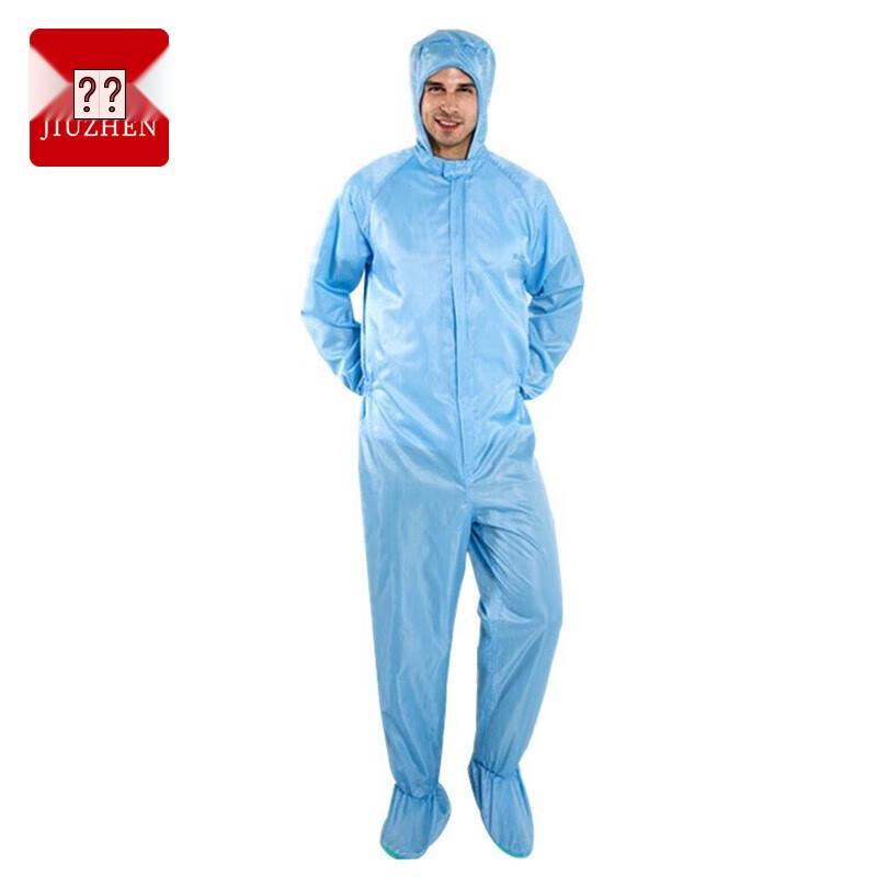 Jiuzhen JJD05 Anti-static Hooded Cleanroom Coverall 2XL