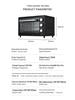 48L Multifunctional Electric Oven - 220V/110V, Large Capacity, Timer, for Household Baking (12L/22L)