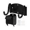 Wheelbarrow Storage Hook Wall Mount Garage Storage Hook Set with Lower Support Base and Hardware for Shed Storage for Daily Garage Use