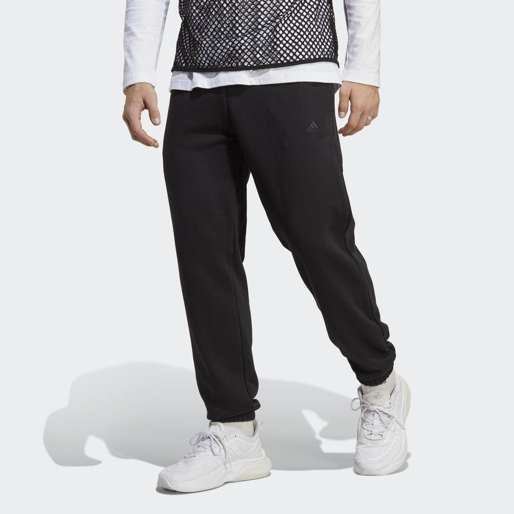 Adidas Originals All SZN French Terry Regular Fit Tapered Leg Casual Comfort Sweatpants Men Black IC9770