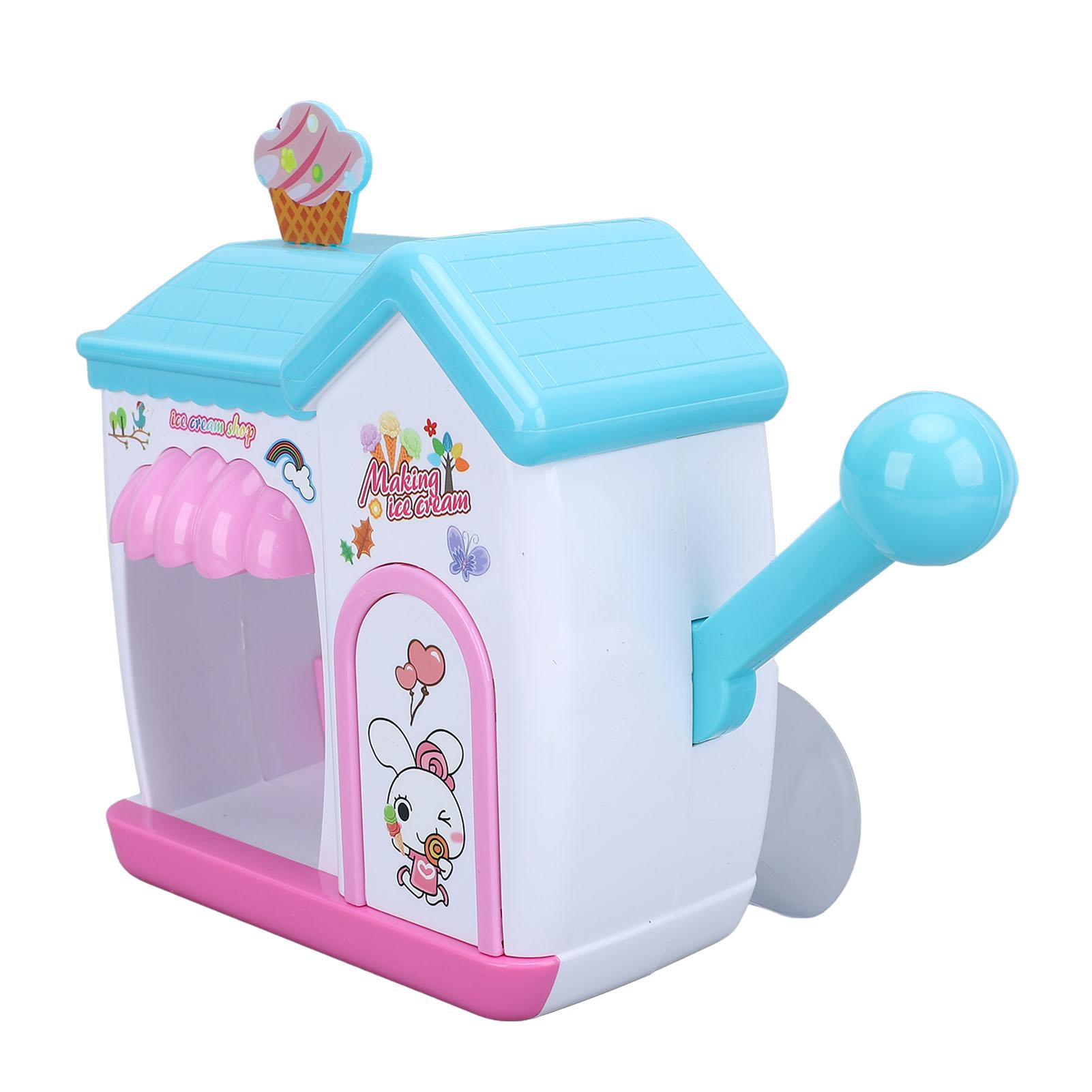 Ice Cream Foam Maker Bath Toy Toddlers Bubble Play Set Water Bathtub Birthday Gift Blue