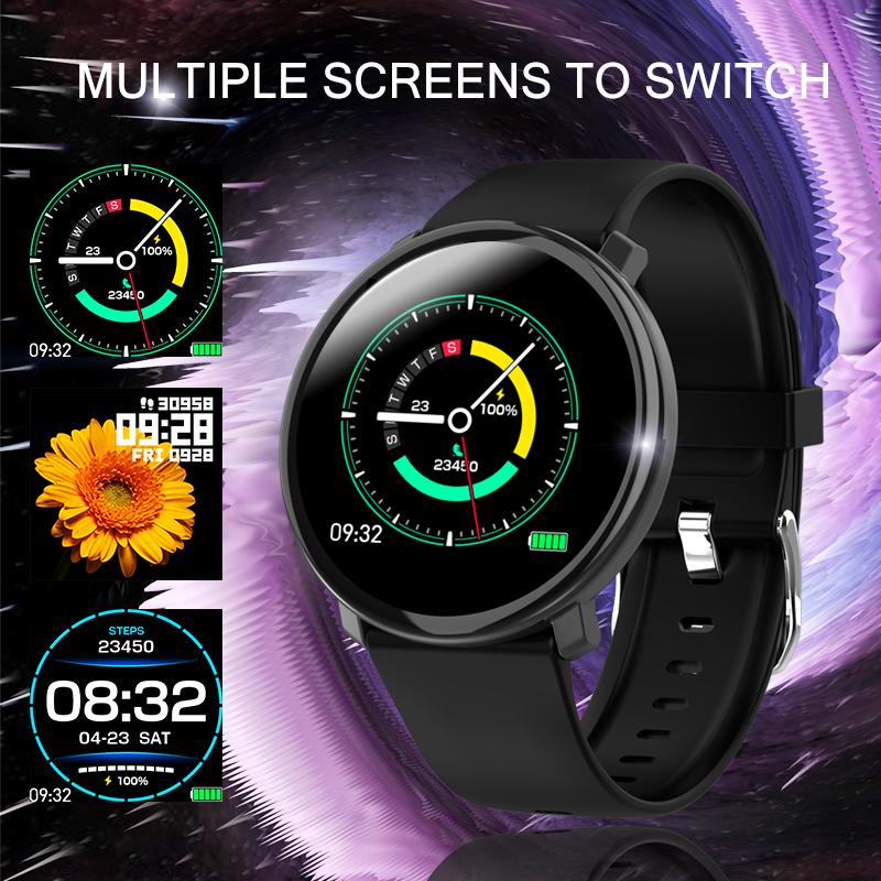 Full Screen Touch Smart Bracelet Multilingual IP67 Waterproof Heart ...