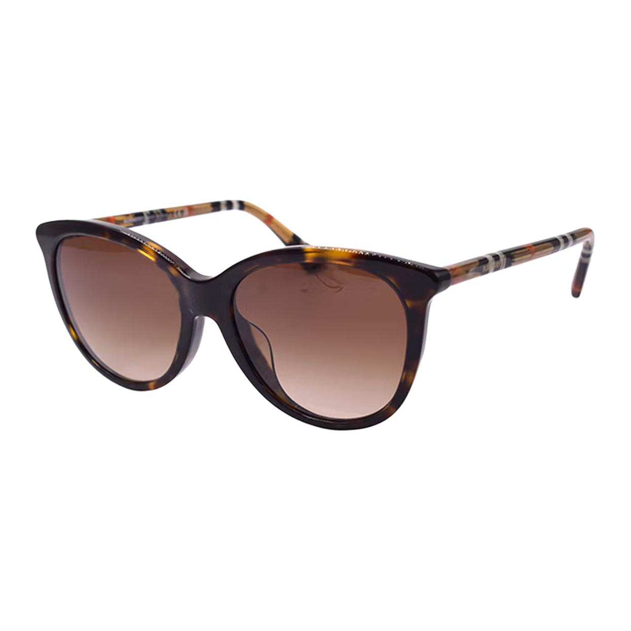 

Burberry Check Series Round Sunglasses Women sunglasses Tortoise BE4455F-4216-13 Basic Packaging-Eyeglass Case+Box