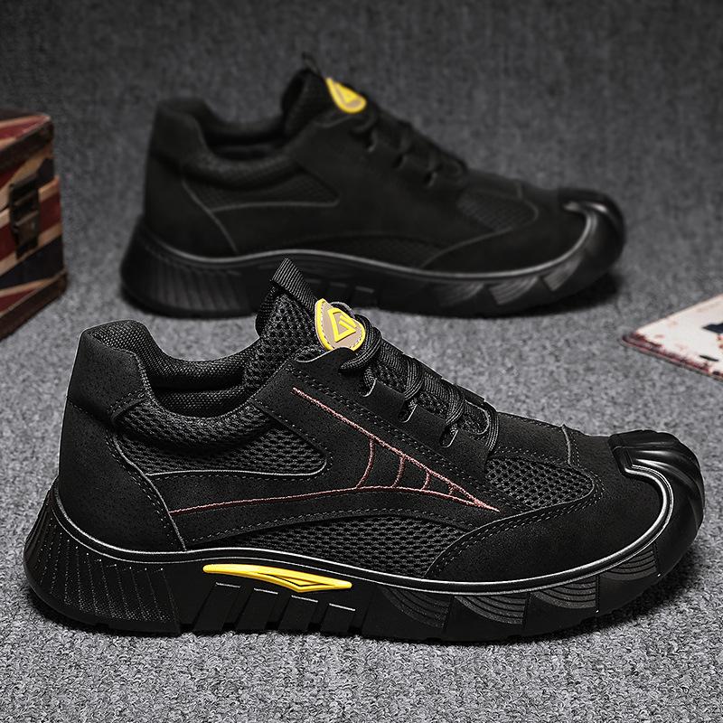

Oulylan Outdoor Work Shoes Comfortable Wear-Resistant Low-Top Casual Men s Shoes Fashion Casual Men s Anti Slip Labo Shoes 44