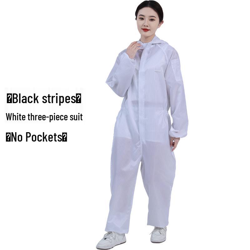 Unisex Anti-static Hooded Jumpsuit - Dustproof, Dust-free Cleanroom Protective Workwear