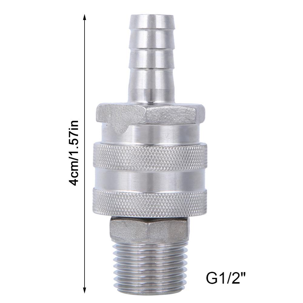 4 pcs Quick Connect Design Male Thread Connector Homebrew Beer Accessory  Homebrewing