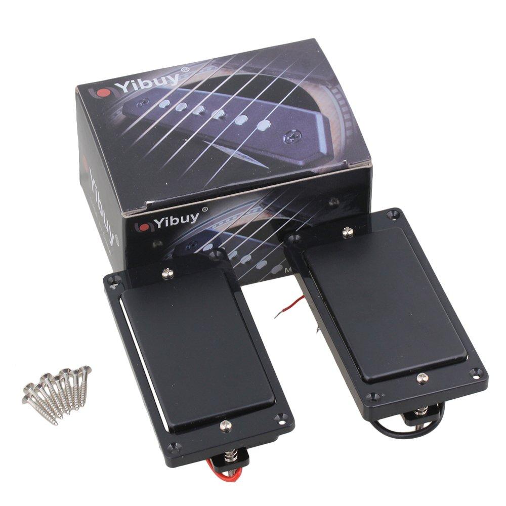 

Yibuy Черный Запечатанный Хамбакер с Двойной Катушкой, Комплект Звукоснимателей для Электрогитары