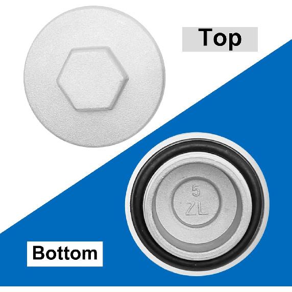2Pcs 12361-300-000 Differential Filler Cap with O-Ring Replacement for Honda Sportrax 250EX 2001 2002 2003 2004 2005 2006 2007 2008 Replacement for