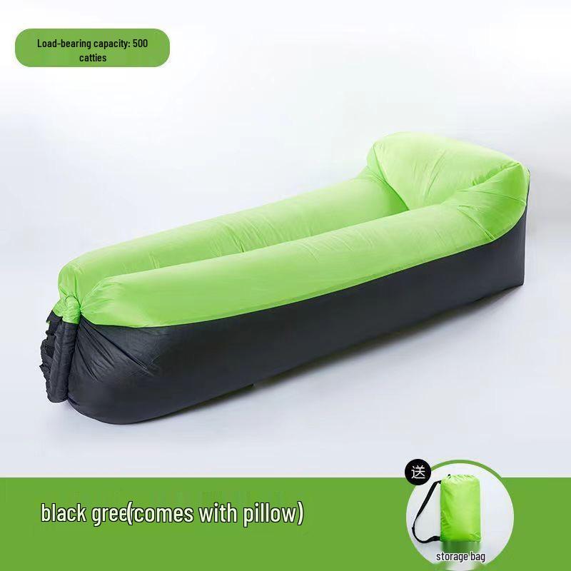 Portable Outdoor Inflatable Sofa with Pillow - Double Air Bed for Music Festivals