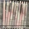Pink Blush Gel Pen - Girlish Heart Gradient, Quick-Drying, Double Bead, CS Spring Style
