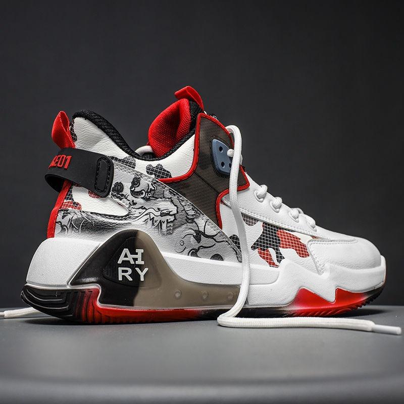 Men's Basketball Shoes Spring New Lace-up Fashion Running Shoes Sports Shoes Casual Men's Shoes