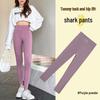 Women's High-Waist Tummy Control Shark Pants - Comfortable, Versatile, Hip-Lifting, Three-Quarter Base Layer for Summer 2026