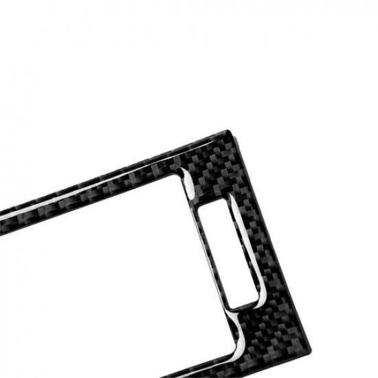 Kohlefaser Armaturenbrett Seitenlüftungsauslass Verkleidung ein Paar Für Benz C W204 07-10 W