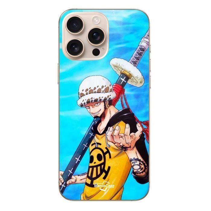 Hülle iPhone 16 Pro Anime One Piece Trafalgar D Water Law Maniacase