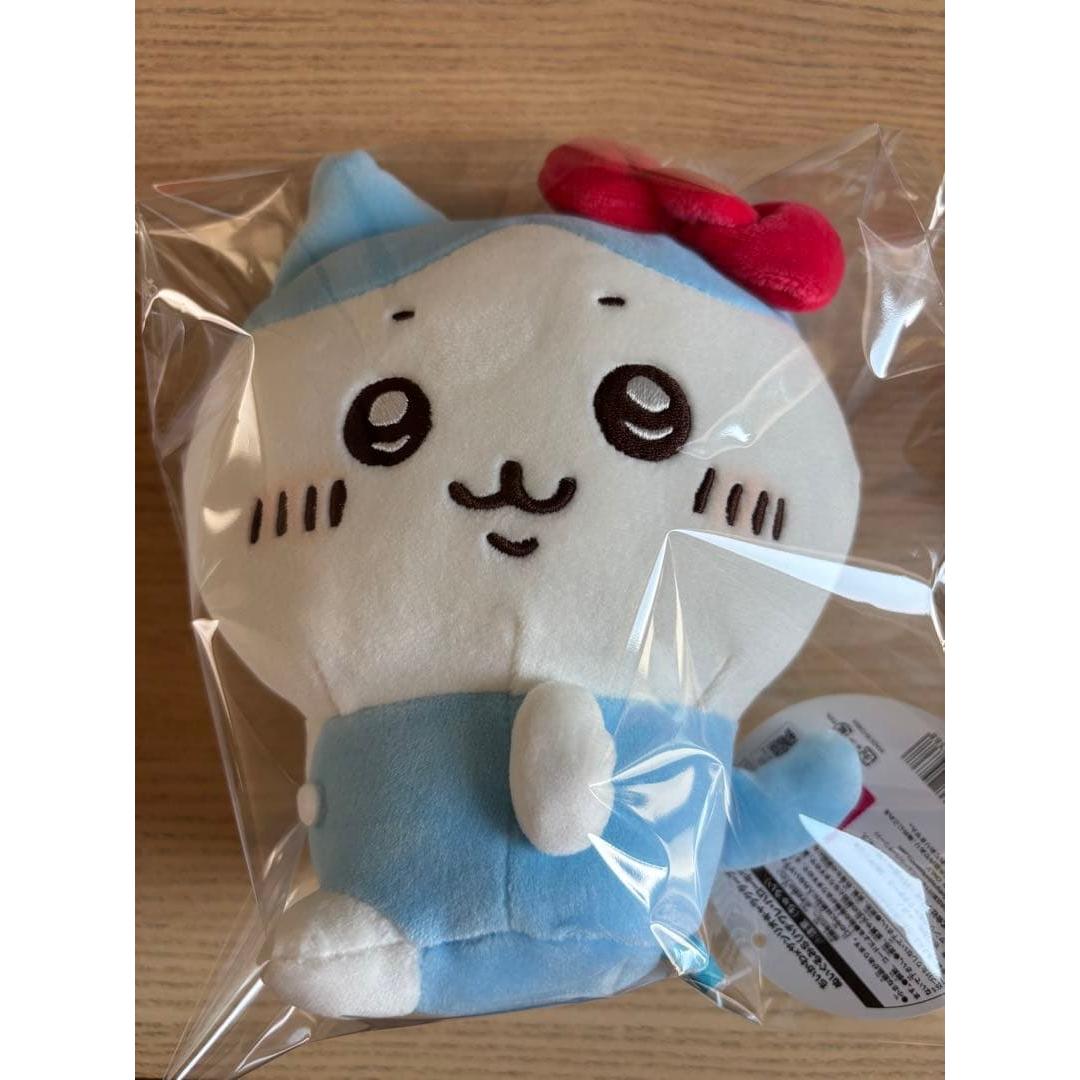 Chikawa x Sanrio Characters Plush Toy S Hachiware Hello Kitty