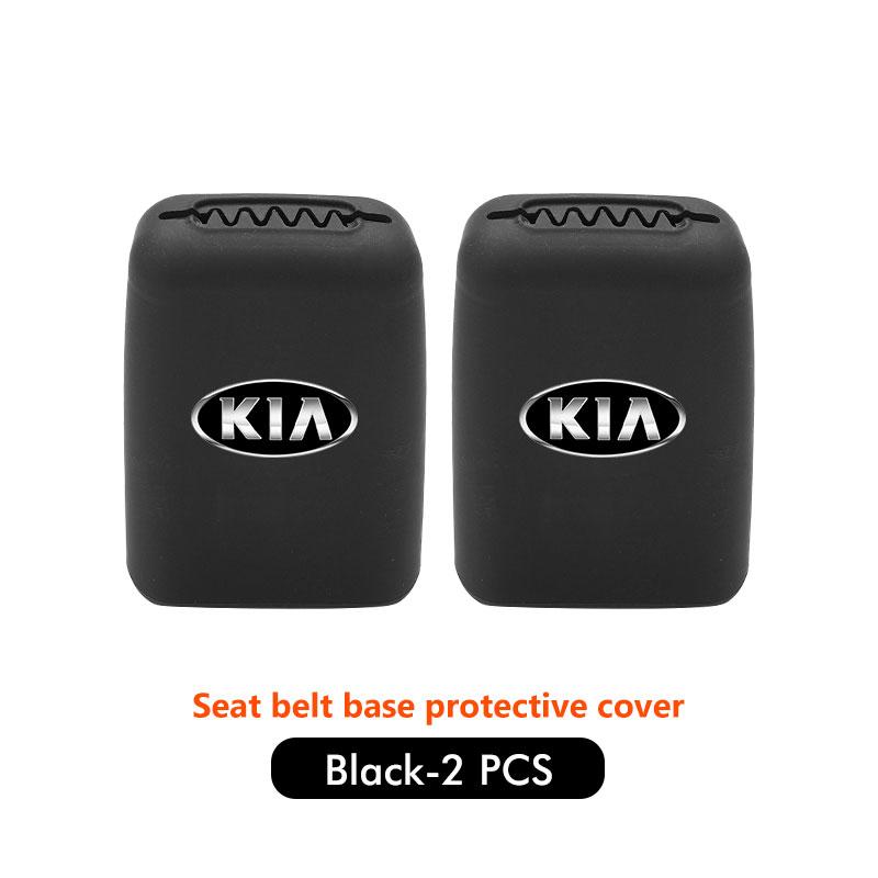 RVGH1 Car Seat Belt Protection Silicone Buckle Clip Cover For KIA Cerato Proceed Venga Stonic Picanto Sorento Stinger