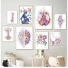 Anatomia Humana Músculos Sistema Arte de Parede Pintura em Tela Pôsteres e Impressões Mapa Corporal Imagens de Parede Educação Médica Decoração de Casa