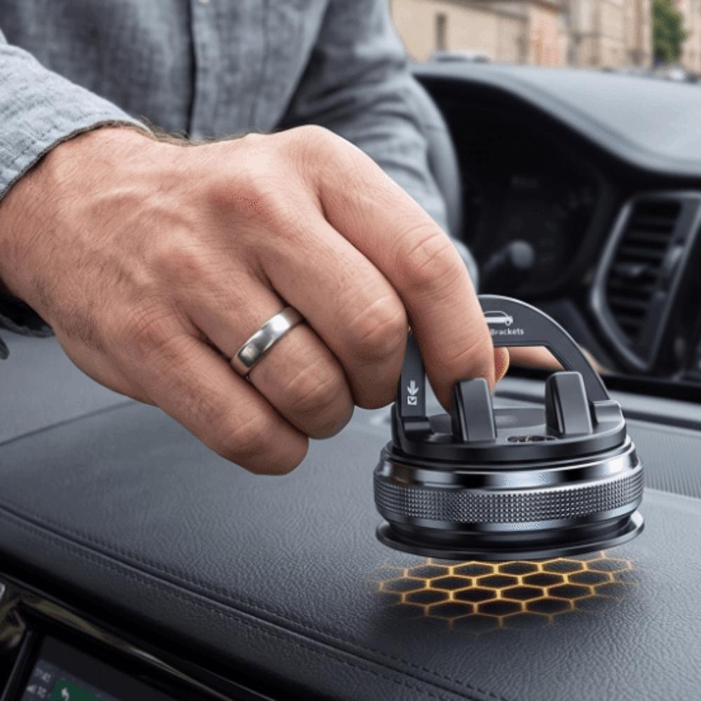 Suction Cup Car Phone Holder 360-Degree Rotation Navigation Bracket in-Car Use